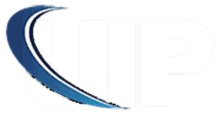 UIP International logo with blue swoosh.